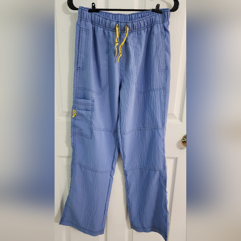 Ceil blue, WonderWink, Medium, stretch scrub bottom